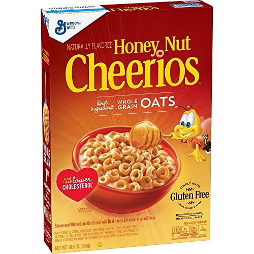 General Mills Honey Nut Cheerios Gluten Free Cereal 306g - Enjoy the classic taste of Honey Nut Cheerios