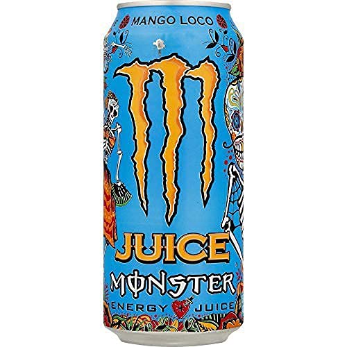 Monster Energy Mango Loco Juiced Energy Drink Pet Bottle, 500 ml - "Mango Loco Joy!"