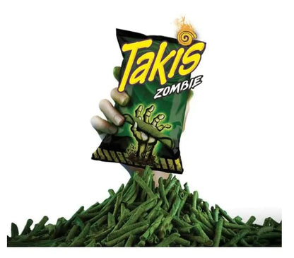 Takis Zombie 280g – Intense Heat and Bold Flavor, Spicy Corn Snack for Zombie Fans, Crunchy and Fiery Tortilla Chips