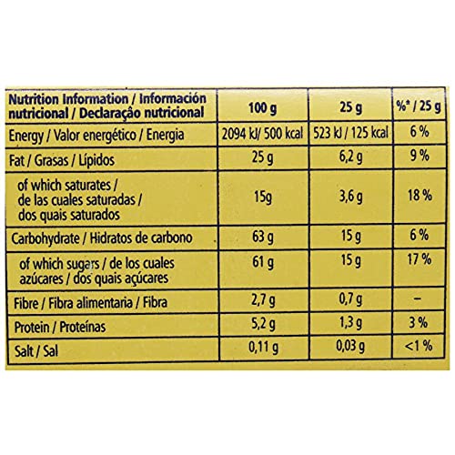 Toblerone of Switzerland Fruit & Nut with Raisins, Honey and Almond Chocolate Bar - 8 Pack, 8 X 100 g