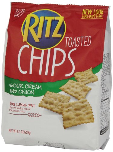 Nabisco Ritz Toasted Chips Sour Cream & Onion, 229g - "Sour Cream Ritz Delight!"