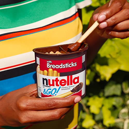 Nutella & Go with Breadsticks, 6 Pack, 6 x 52 g - "Six times the yum!"