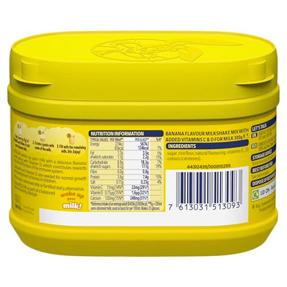 Nestle Nesquik Banana Flavour Milkshake Mix, 300 g - "Nesquik Banana - 300g of Banana Flavored Milkshake Mix!"