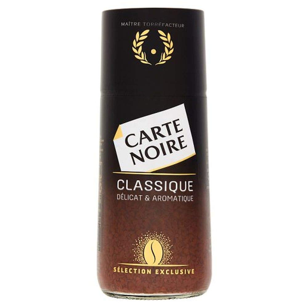 Carte Noire Classique (Classic Instant Coffee Bottle), 100g - Classic instant coffee