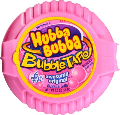 Hubba Bubba Bubble Tape Awesome Original Bubble Gum, 2 oz / 56.7 g - Original bubble tape, 56.7g of bubble-blowing fun.