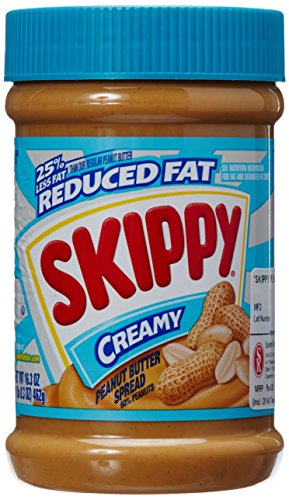 Skippy Reduced Fat Creamy Peanut Butter, 462g