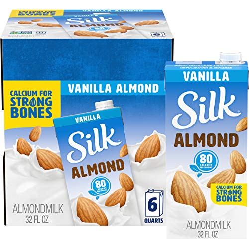 Silk Pure Almond Vanilla, 32-Ounce (Pack of 6)