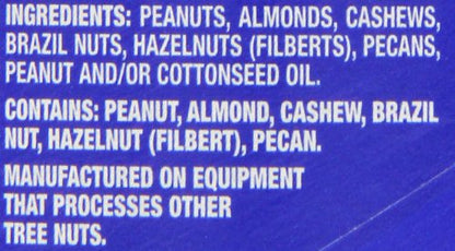 Planters Unsalted Mixed Nut, 292g - "Wholesome unsalted mix!"