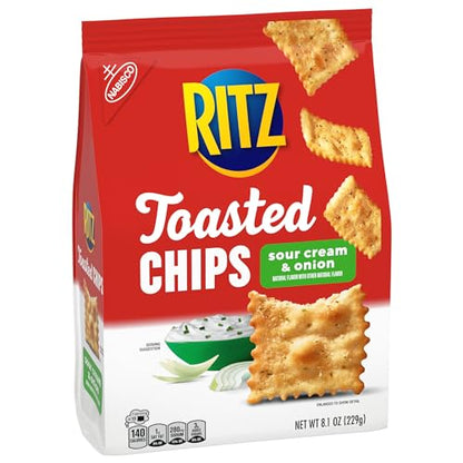 Mondelez Global Sour Cream and Onion Ritz Toasted Chips (229 g) - "Sour Cream Ritz Fun!"