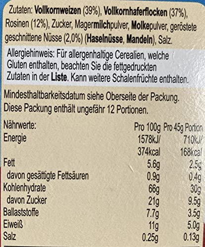 Alpen The Original Swiss Style Muesli, 550g