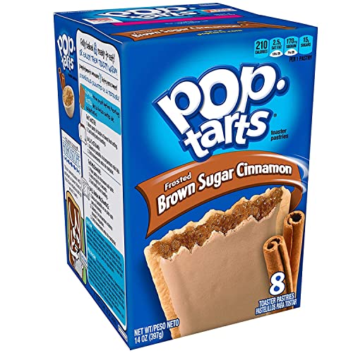 Pop Tarts Frosted Brown Sugar Cinnamon Pack of 2 Pouch, 2 x 397 g - "Cinnamon-sugar double pack!"