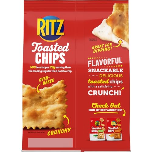 Ritz Toasted Chips Original 55% Less Fat Oven Baked 229g - Original Baked Goodness!