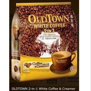 Old Town White Coffee, Coffee & Creamer 2 in 1 Instant Premix White Coffee Packet ( 15 X 25g ), 375g - "Creamy coffee perfection!"