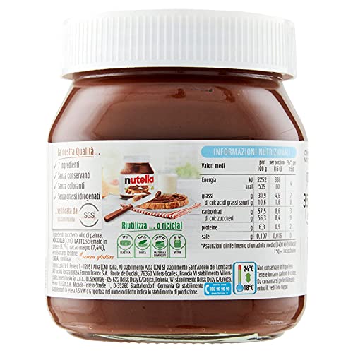 Nutella Chocolate Hazelnut Spread, 350 g - "Chocoholic's delight!"