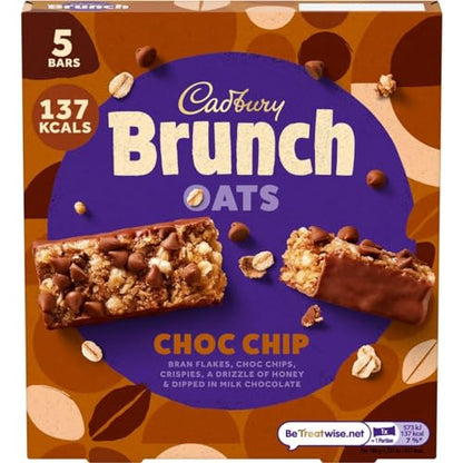 Cadbury Brunch Bar Oats Cereal Bar (Choc Chip Milk) - Choc chip delight