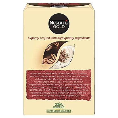 Nescafe Gold Cappuccino, 2 x 124 g - "Double Delight - Gold Cappuccino!"