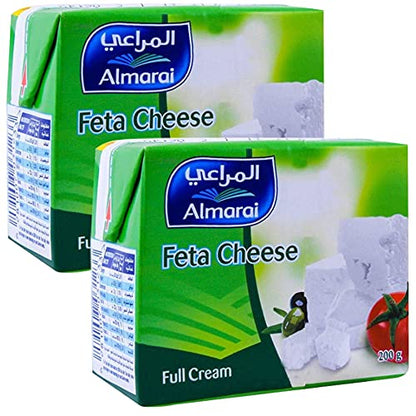 Almarai Feta Cream Cheese Full Cream, 2 x 200 g - Feta Duo!