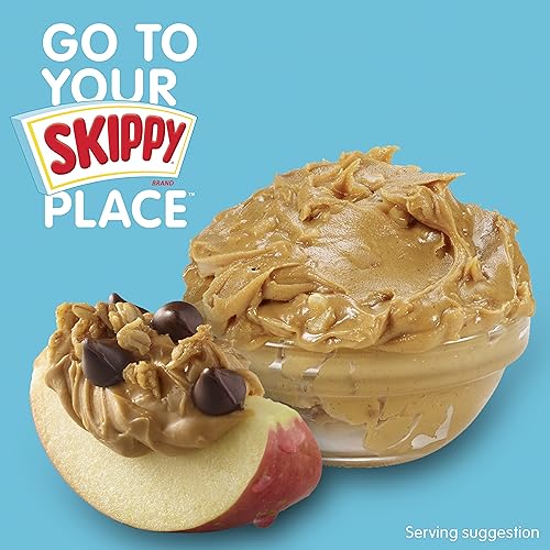 Skippy Natural Peanut Butter, Crunchy, 462g