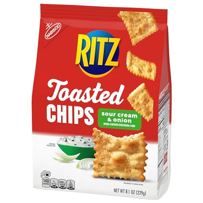 Mondelez Global Sour Cream and Onion Ritz Toasted Chips (229 g) - "Sour Cream Ritz Fun!"