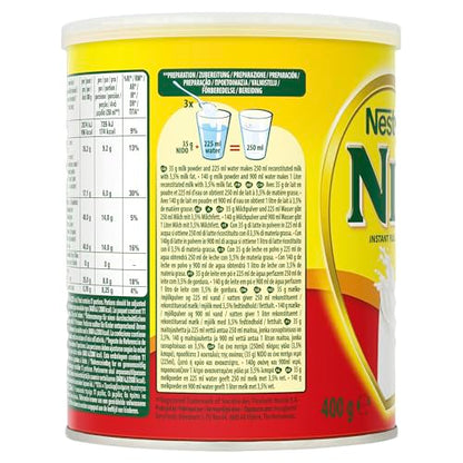 Nido Nestle Instant Milk Powder, 400 G, 14 Ounce - "Nido Instant Milk Powder - 400g of Instant Creamy Bliss!"