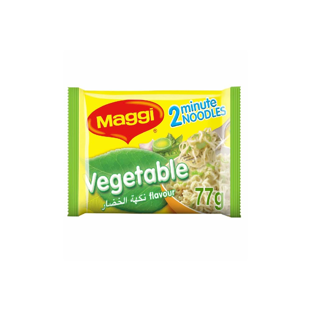 Maggi 2 Minute Imported Noodles - Dubai - 5 Packs Inside (Veg) - "Quick Veggie Noodle Delight!"