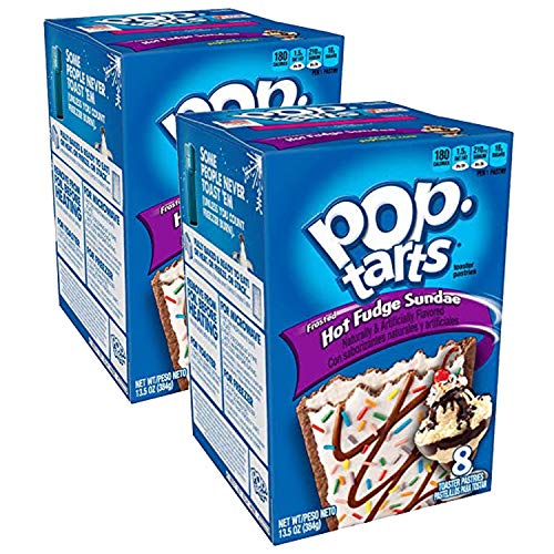 Pop Tarts Frosted Hot Fudge Sundae Pouch, 2 X 384 g - "Hot fudge sundae treat!"