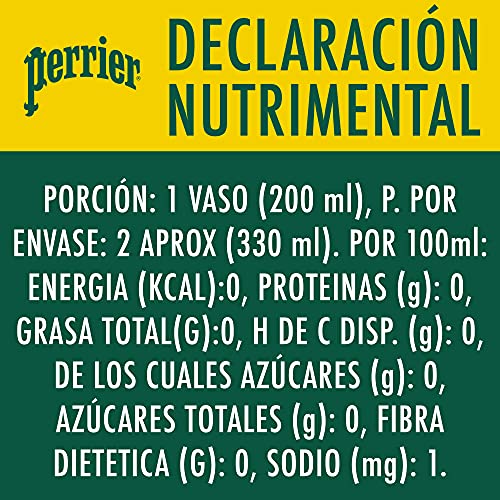 Perrier Carbonated Mineral Water â€¢ Water Captured at the Source in France, 11.16 fl oz â„® 330 ml, 4 Pack - "French mineral refreshment!"