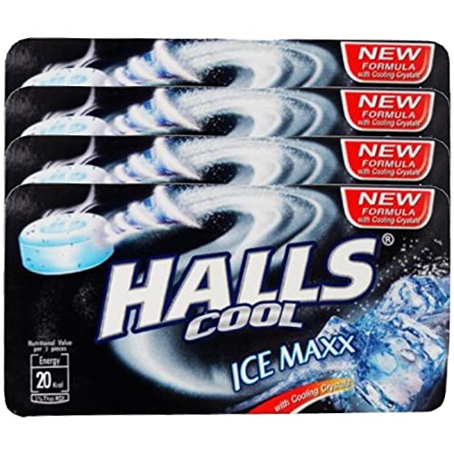 Halls Ice Maxx Candy, 22.4 g, 4 Pack - Refreshing menthol candy with an icy blast in a convenient 4-pack.