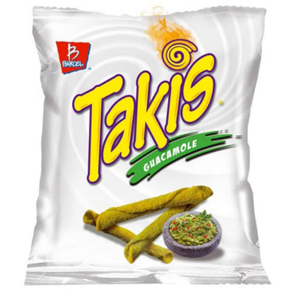 Takis Guacamole Tortilla Chips - Pack of 3 - 113.4g - USA