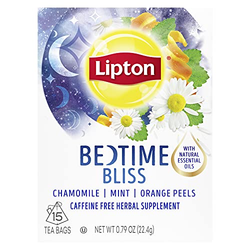 Lipton Herbal Supplement, Bedtime Bliss, 15 ct - "Blissful Sleep Tea!"