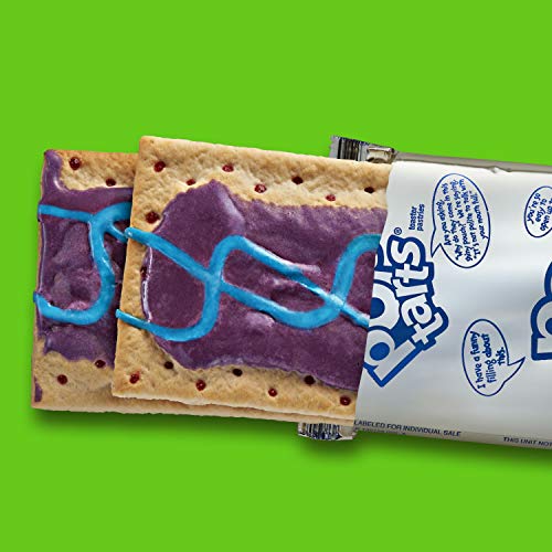 Kellogg's Frosted Pop Tarts Wild Berry, 430 Grams - Indulge in wild berry delight with Kellogg's Frosted Pop Tarts Wild Berry, 430g.