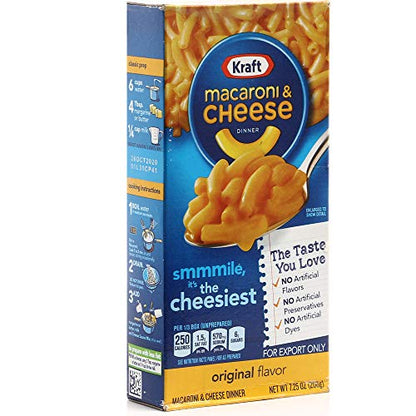 Kraft The Cheesiest Macaroni and Cheese - Original Flavor, 206 g - "Ultimate Cheesy Comfort!"