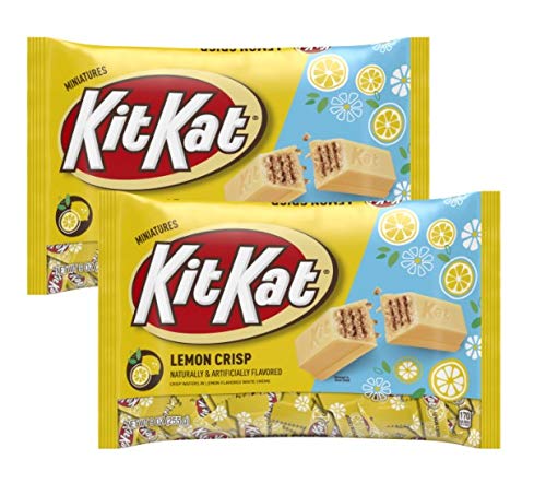 Kit Kat, Easter Lemon Crisp Miniature Wafer Candy, 9 Oz (Pack of 2) - Celebrate Easter with the zesty flavor of Kit Kat Easter Lemon Crisp Miniature Wafer Candy, 9 Oz (Pack of 2).