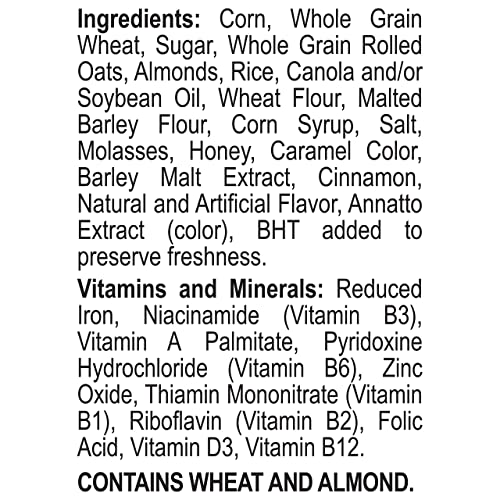 Post Honey Bunches Of Oats Honey Bunches Of Oats Almond, 18-Ounce - Almond crunch breakfast delight!