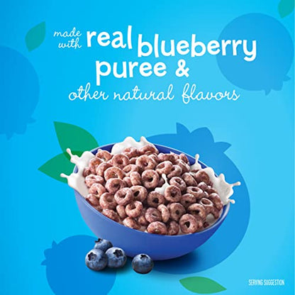 General Mills Blueberry Cheerio's, 309 g - Savor the sweet and fruity taste of blueberries in every bite of Blueberry Cheerios