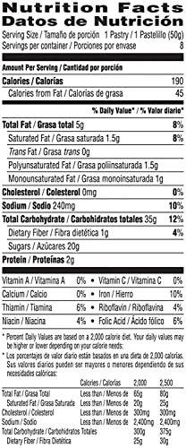 Pop Tarts Frosted Cookies and CrÃ¨me, 400 g - "Cookies and crÃ¨me goodness!"