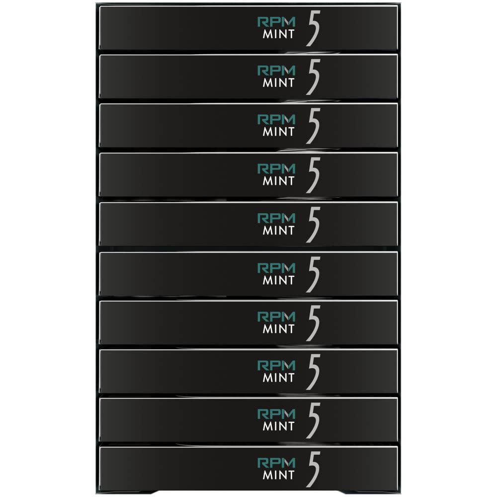 Five Focus Sugar Free Gum Spearmint 15 Piece Pack (Pack of 10) RPM Mint/15 Count (Pack of 10) - RPM mint focus!