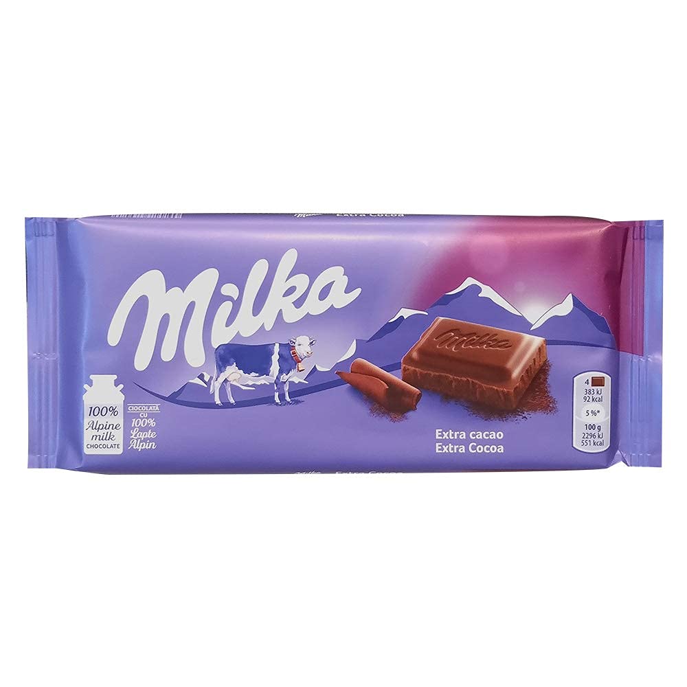 Milka Dark Chocolate, 100 g - "Dark Choco Bliss!"