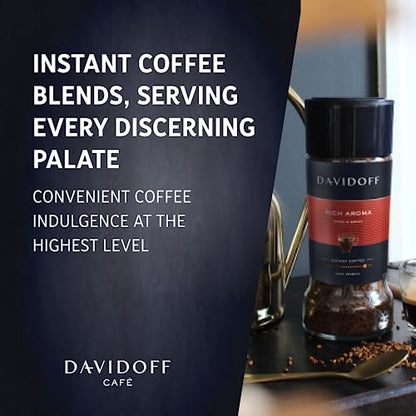 Davidoff Rich Aroma Instant Coffee 100% Arabica, 3.53 oz ℮ 100 g - Rich Arabica rush!