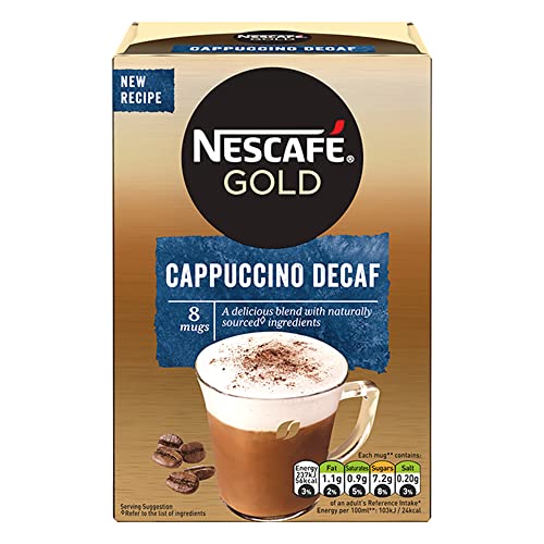 Nescafe Decaf Gold Cappuccino, 15 g - "Decaf Gold Cappuccino - Guilt-Free Indulgence!"