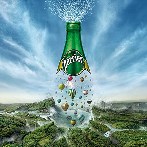 Perrier Carbonated Mineral Water â€¢ Water Captured at the Source in France, 11.16 fl oz â„® 330 ml, 4 Pack - "French mineral refreshment!"