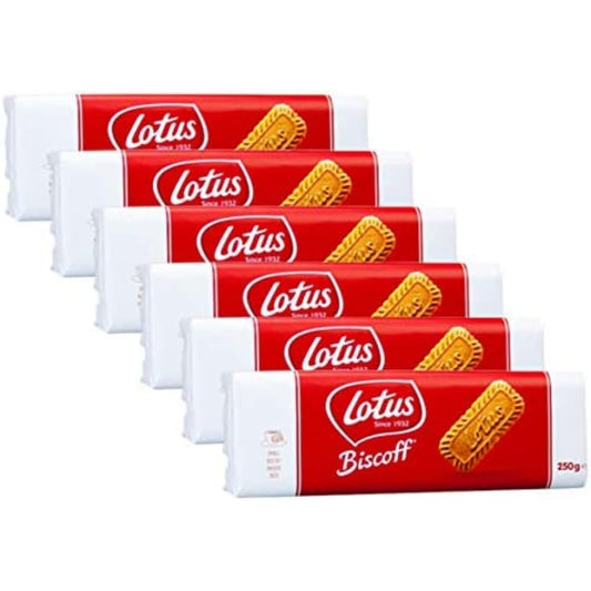 Lotus Biscoff 250g - Pack of 6 - "Biscoff Delight!"