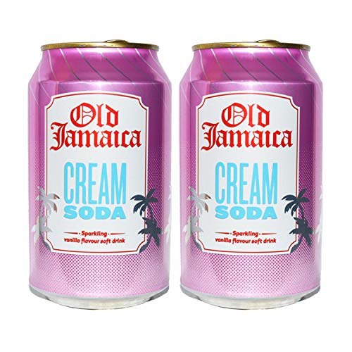 Old Jamaica Cream Soda | Sparkling Vanilla Flavour Soft Drink, 11.16 fl oz / 330 ml, 2 Pack - "Sparkling vanilla delight!"