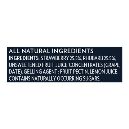 ST. DALFOUR Strawberry & Rhubarb Fruit Spread 284 G, No Added Sugar, 100% From Fruit, No Added Preservatives, Colours, Flavors Or Sweeteners, No Corn Syrup, Traditional French Recipe