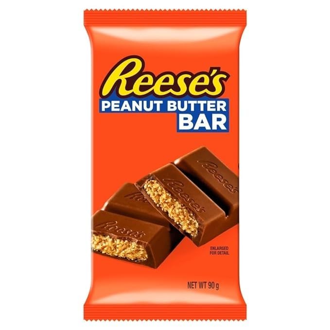 Reese's Peanut Butter Bar 90g â€“ Unwrap Pure Bliss with Creamy Peanut Butter Enrobed in Smooth Milk Chocolate! - Peanut Butter Dream!