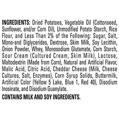 Lay's STAX Sour Cream & Onion, 155.9g - "Creamy Onion Crunch!"