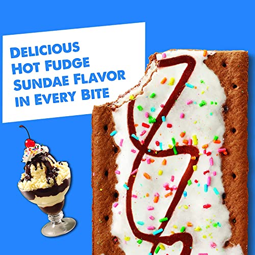 Pop Tarts Frosted Hot Fudge Sundae, 2 x 384 g - "Double the hot fudge sundae fun!"