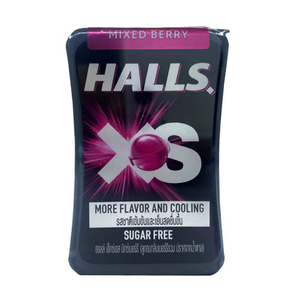 Halls XS Mixed Berry Flavored Sugar Free Candy, 0.5 oz / 15 g - Sugar-free candy with a mixed berry flavor.