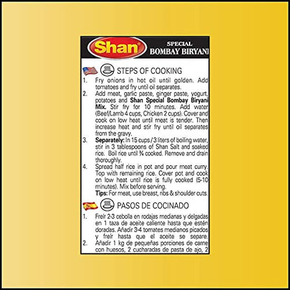 Shans Special Bombay Biryani Masala, 2.12 oz / 60 g, 4 Pack