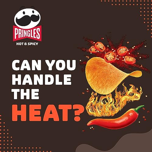 Pringles Hot & Spicy - 12 Pack, 12 x 40 g - Hot and spicy Pringles pack!